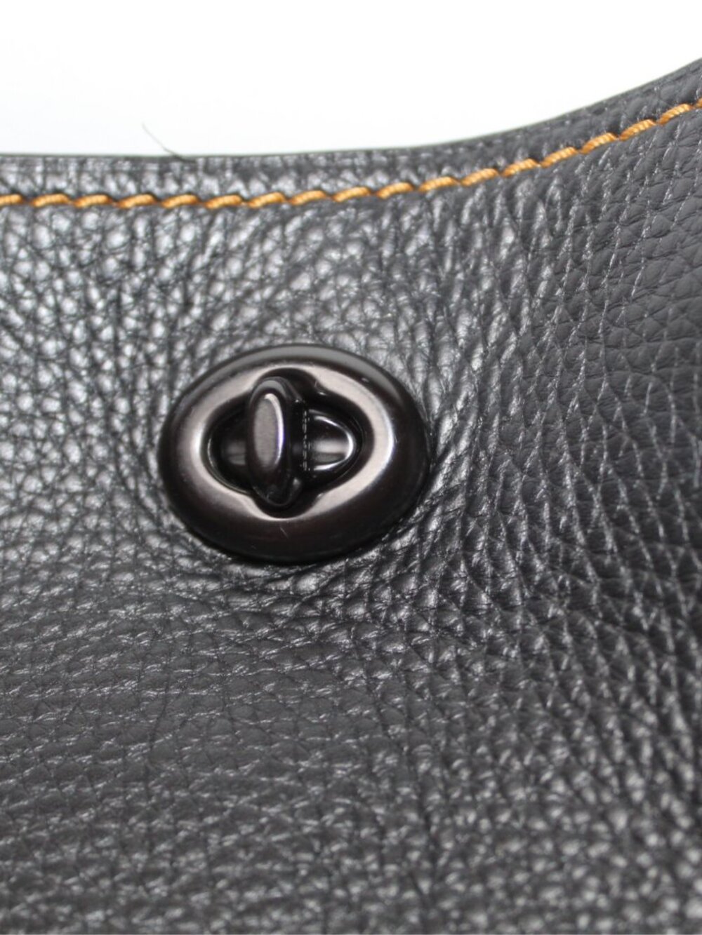 Coach 1941 black pebbled leather large duffle DF-50115 heavy adjustable strap - Picture 2 of 9
